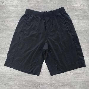 Lululemon Men's Medium Shorts Black Running Gym Train Workout Athletic Outdoor